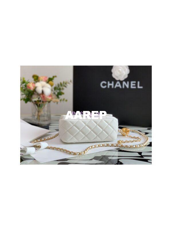 Replica Chanel Lambskin Flap Bag AS1786 White 3
