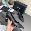 Replica Chanel 20s Ballerina Lambskin Flat G35800 Beige 2