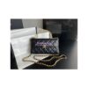 Replica Chanel Lambskin Charm Strap Flap Bag AS1787 White