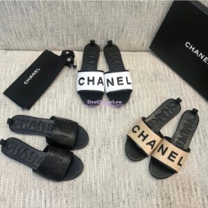 Replica Chanel 20AW Mules Lambskin G08229 White