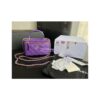 Replica Chanel New 22A Lambskin Vanity With Chain and Top Handle AP2199 Light Purple
