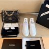 Replica Chanel Trainers Calfskin Sneakers G35934 Black