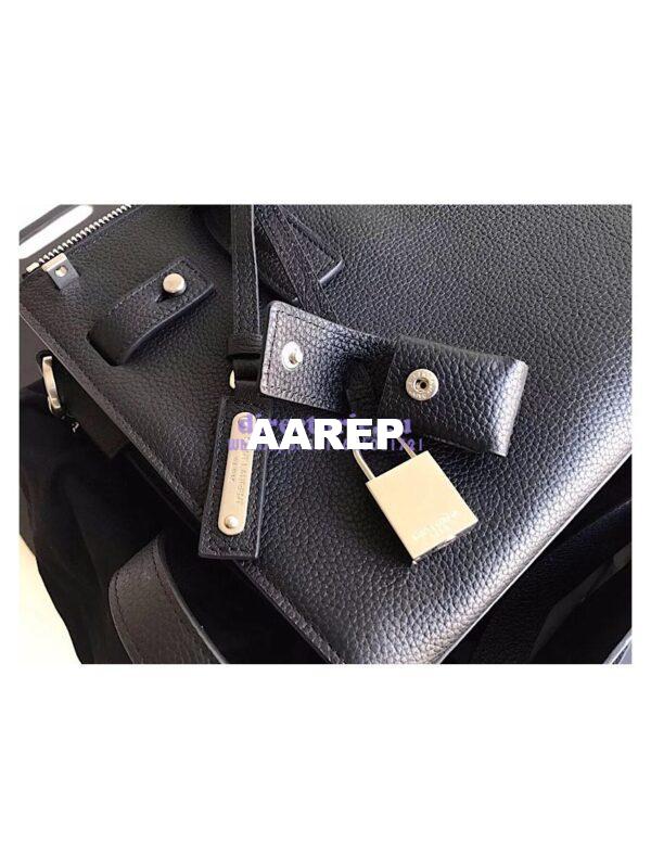 Replica YSL Saint Laurent Baby Sac De Jour Souple Duffle Bag In Grained Leather Black 10