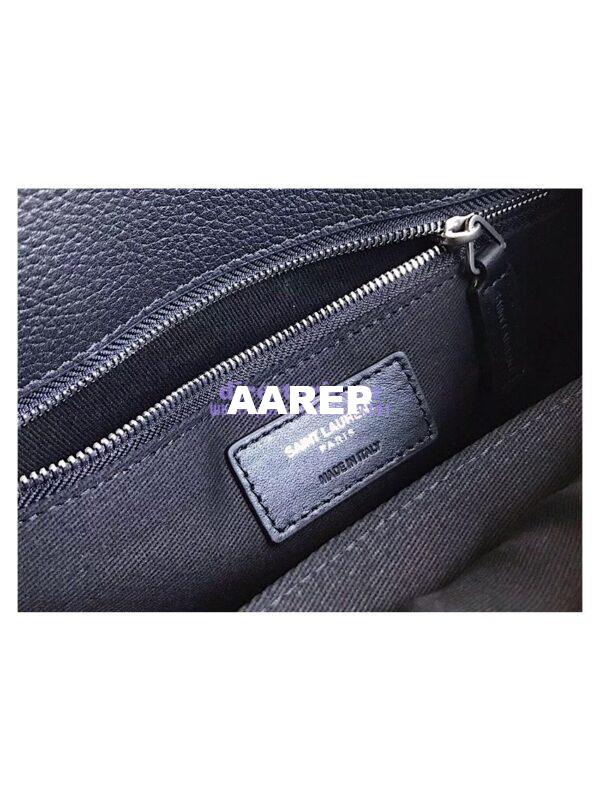 Replica YSL Saint Laurent Baby Sac De Jour Souple Duffle Bag In Grained Leather Black 11