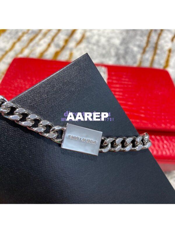 Replica YSL Classic Medium Kate Monogram Saint Laurent Tassel Satchel In Red Crocodile Embossed Shiny Leather 354119 14