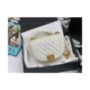 Replica Chanel Small Boy Messenger Bag in Grained Calfskin AS3350 Grey 2