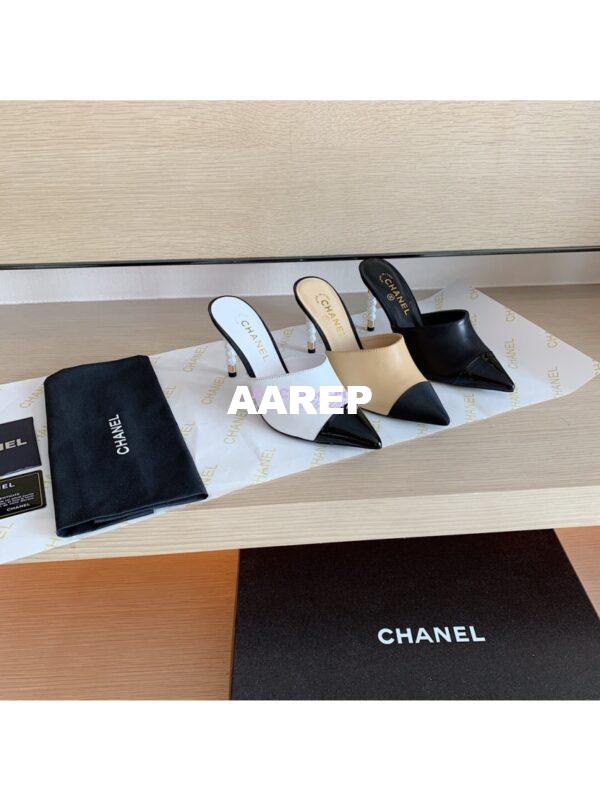 Replica Chanel Lambskin & Patent Calfskin G35540 Black 2