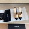 Replica Chanel Light Pink Tweed w Ivory Lambskin Cap Toe Ballerinas G02819 2