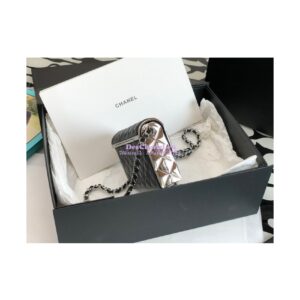 Replica Chanel 22A Small Evening Bag in Lambskin (Limited Edition) Black 2