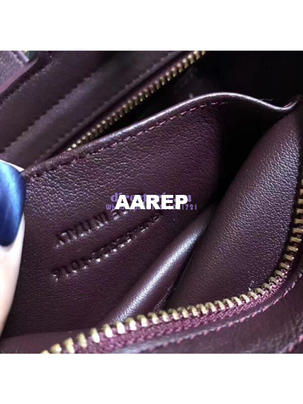 Replica YSL Yves Saint Laurent Toy Cabas Bag in Wine 12