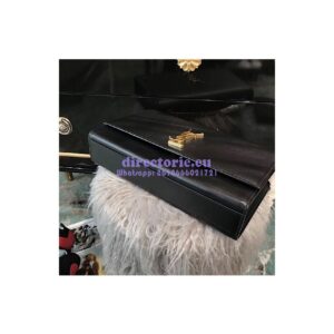 Replica YSL Saint Laurent Large Kate Chain Bag In Black Smooth Leather 2