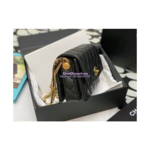 Replica Chanel Mini Flap Bag in Lambskin AS3378 Black 2