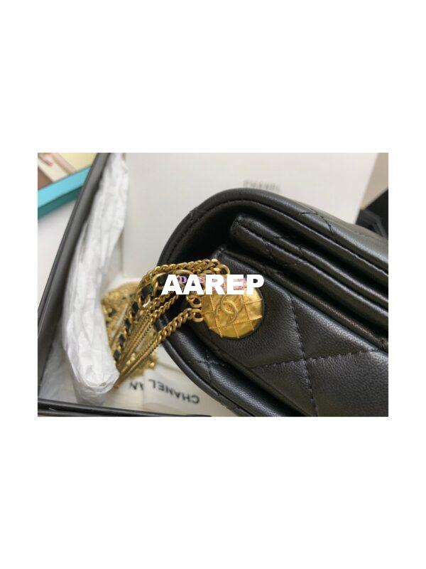 Replica Chanel Mini Flap Bag in Lambskin AS3378 Black 5