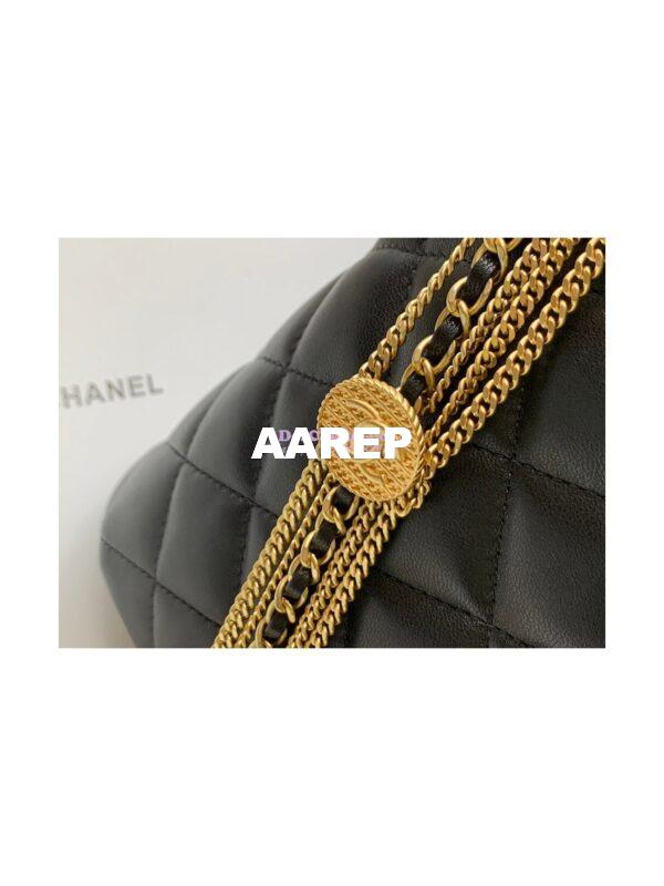 Replica Chanel Mini Flap Bag in Lambskin AS3378 Black 6
