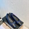 Replica Chanel Quilted Lambskin Ballerinas G02819 DarkBlue
