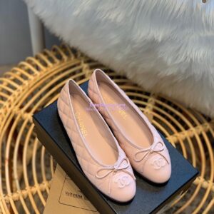 Replica Chanel Quilted Lambskin Ballerinas G02819 Pink