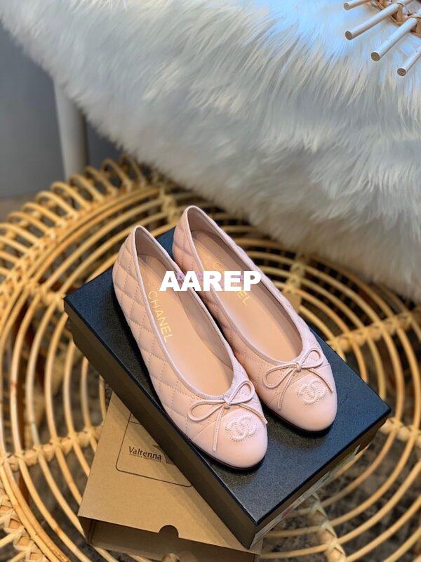 Replica Chanel Quilted Lambskin Ballerinas G02819 Pink