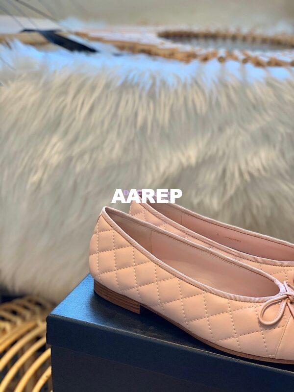 Replica Chanel Quilted Lambskin Ballerinas G02819 Pink 4