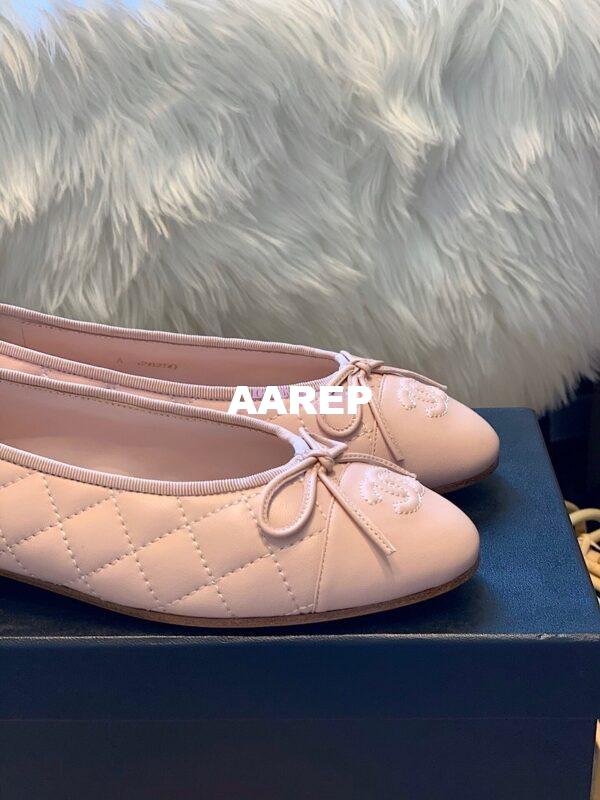 Replica Chanel Quilted Lambskin Ballerinas G02819 Pink 5
