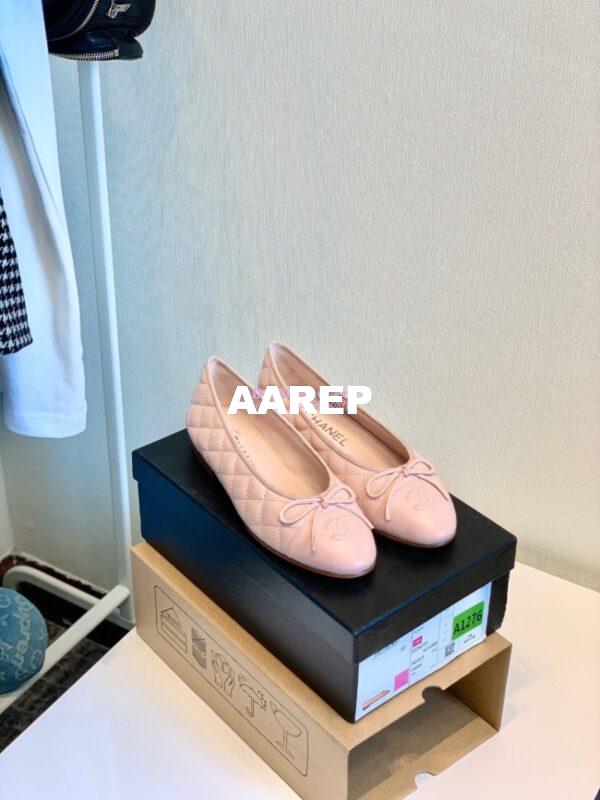 Replica Chanel Quilted Lambskin Ballerinas G02819 Pink 8