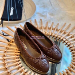 Replica Chanel Quilted Lambskin Ballerinas G02819 Burgundy