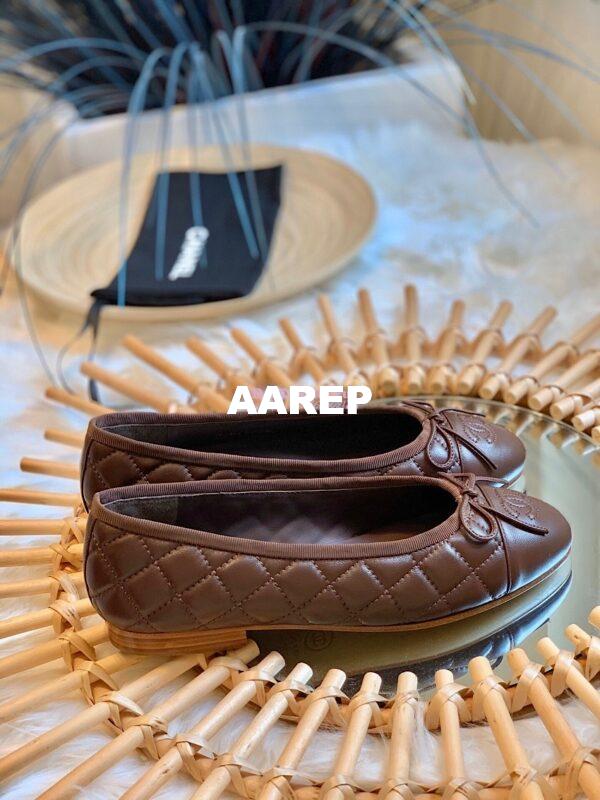 Replica Chanel Quilted Lambskin Ballerinas G02819 Burgundy 8