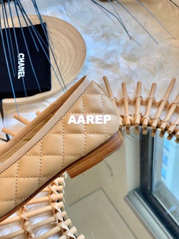 Replica Chanel Quilted Lambskin Ballerinas G02819 Beige 7