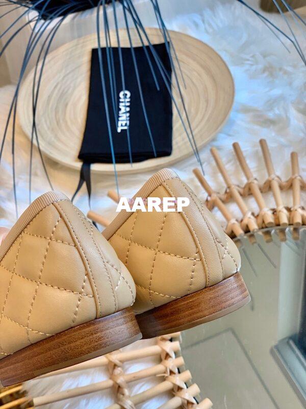 Replica Chanel Quilted Lambskin Ballerinas G02819 Beige 8