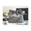 Replica Chanel 22 Handbag Shiny Metallic Calfskin AS3260 AS3261 Ruthenium