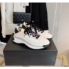 Replica Chanel Vintage Calfskin Sandals G34603 White 2