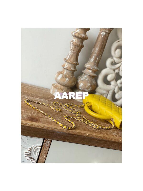 Replica Chanel Wallet On Chain Top Handle Lambskin WOC AP2844 Yellow 5