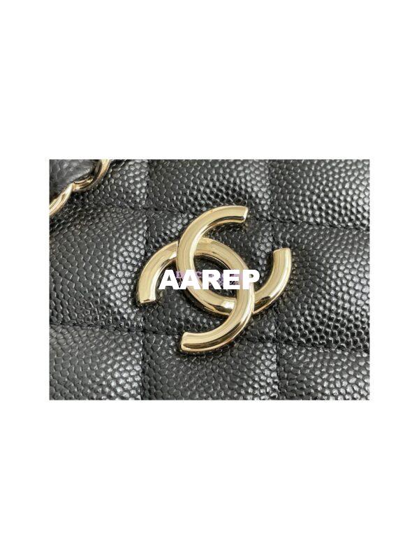 Replica Chanel 22SS Bucket Bag in Caviar AS3176 Black 7