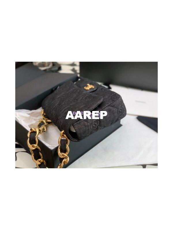 Replica Chanel Large Flap Denim Quilted Bag AS3215 6