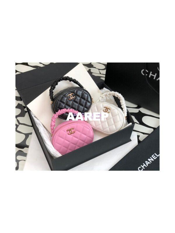 Replica Chanel 22SS Small Vanity Case Lambskin AP2731 Pink