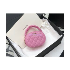 Replica Chanel 22SS Small Vanity Case Lambskin AP2731 Pink 2