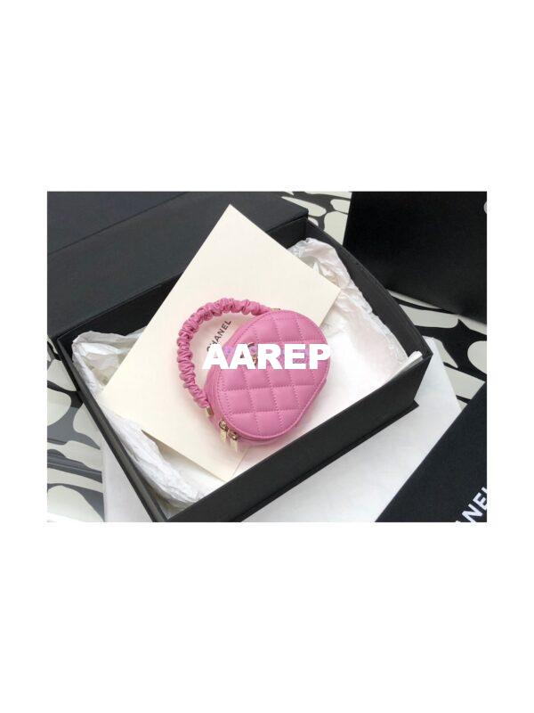 Replica Chanel 22SS Small Vanity Case Lambskin AP2731 Pink 3