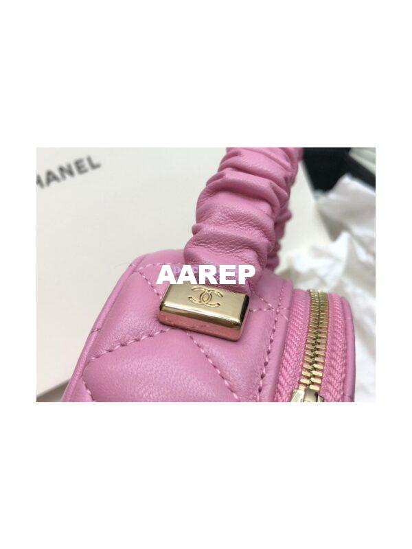 Replica Chanel 22SS Small Vanity Case Lambskin AP2731 Pink 6
