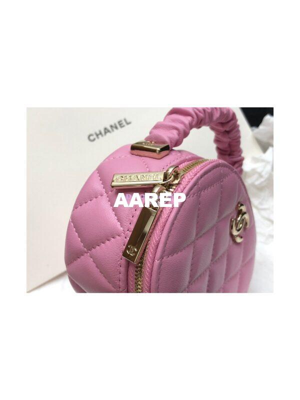 Replica Chanel 22SS Small Vanity Case Lambskin AP2731 Pink 7