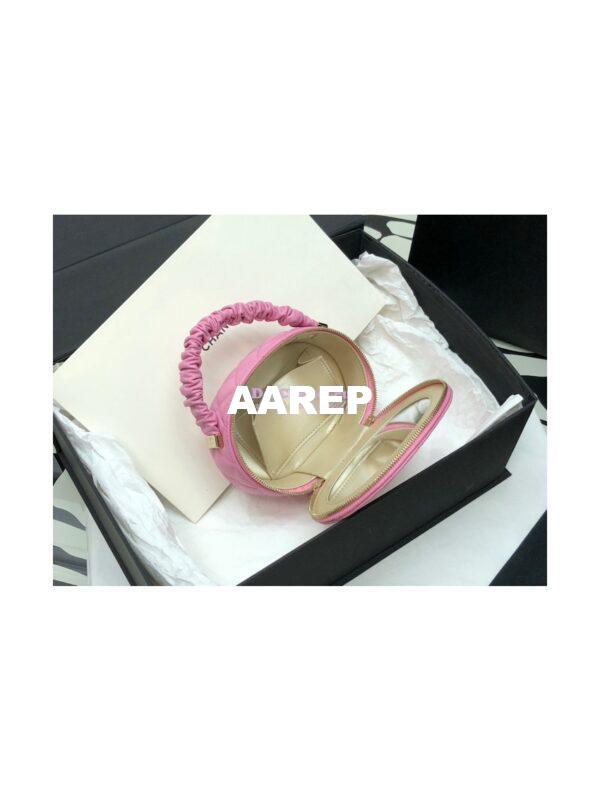Replica Chanel 22SS Small Vanity Case Lambskin AP2731 Pink 10