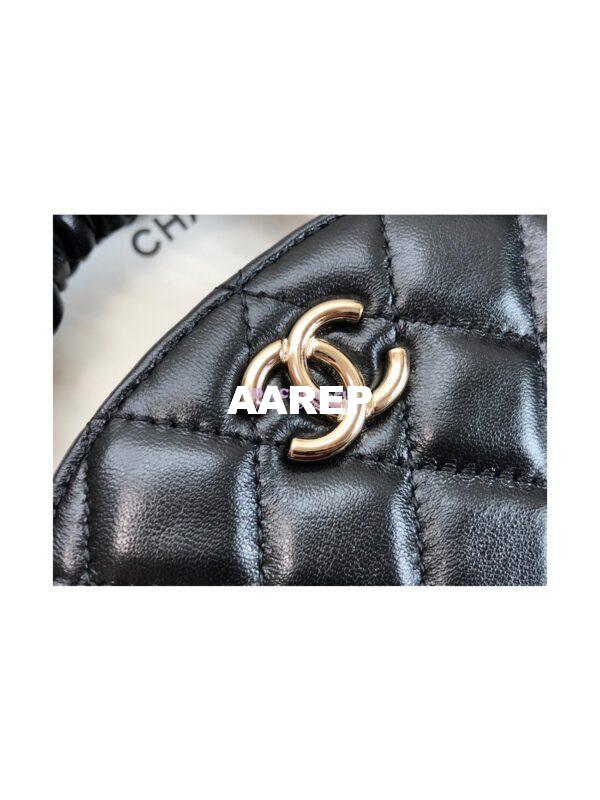 Replica Chanel 22SS Small Vanity Case Lambskin AP2731 Black 3