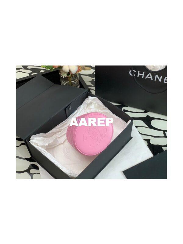 Replica Chanel 22SS Lambskin Vanity Case AP2730 Pink 7