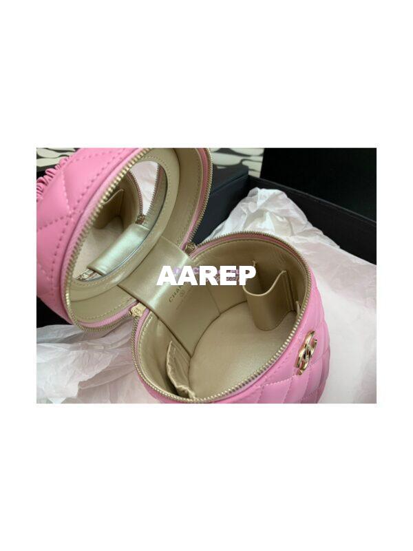 Replica Chanel 22SS Lambskin Vanity Case AP2730 Pink 8