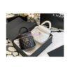 Replica Chanel 22SS Small Lambskin Vanity Case AP2729 White 2