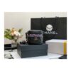 Replica Chanel Diamanté Logo Small Hobo Bag in Lambskin AS3242 White