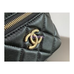 Replica Chanel Clutch With Handle AP2803 Lambskin Black 2