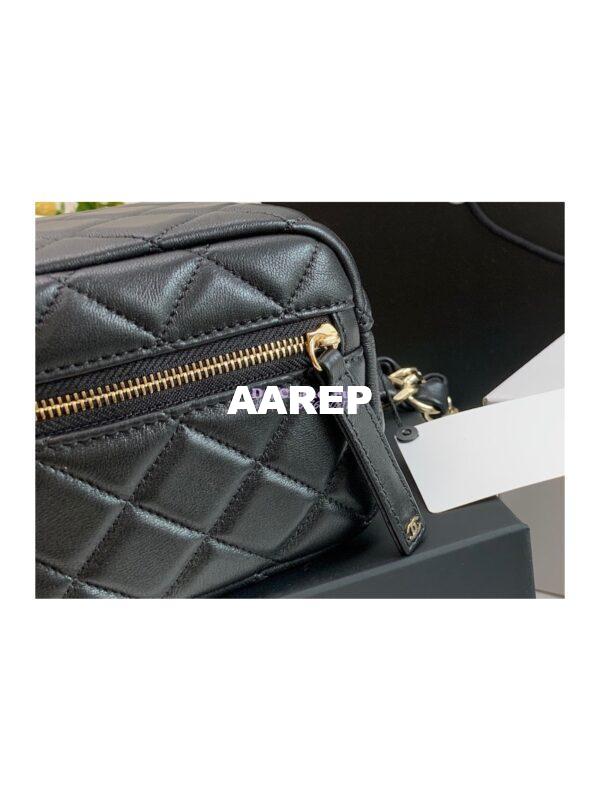 Replica Chanel Clutch With Handle AP2803 Lambskin Black 8