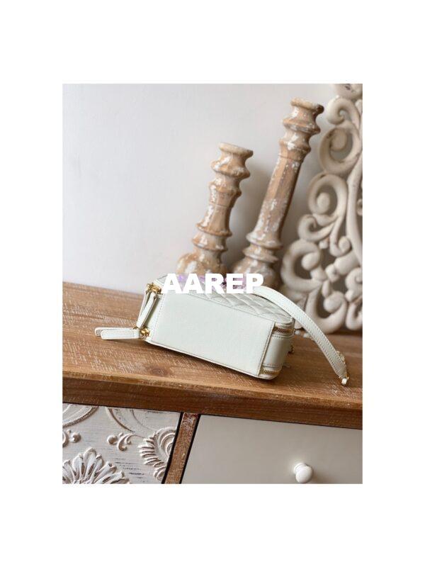 Replica Chanel 22SS Vanity Case Grained Calfskin AS3222 White 7