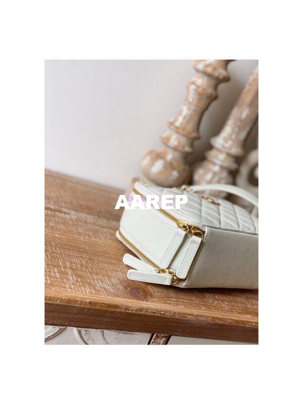 Replica Chanel 22SS Vanity Case Grained Calfskin AS3222 White 8