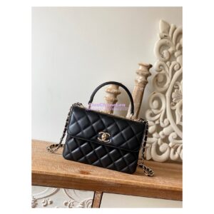 Replica Chanel 22S Trendy CC Lambskin Flap Bag With Top Handle A92236