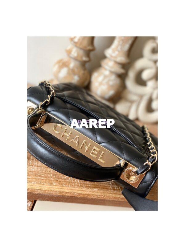 Replica Chanel 22S Trendy CC Lambskin Flap Bag With Top Handle A92236 6